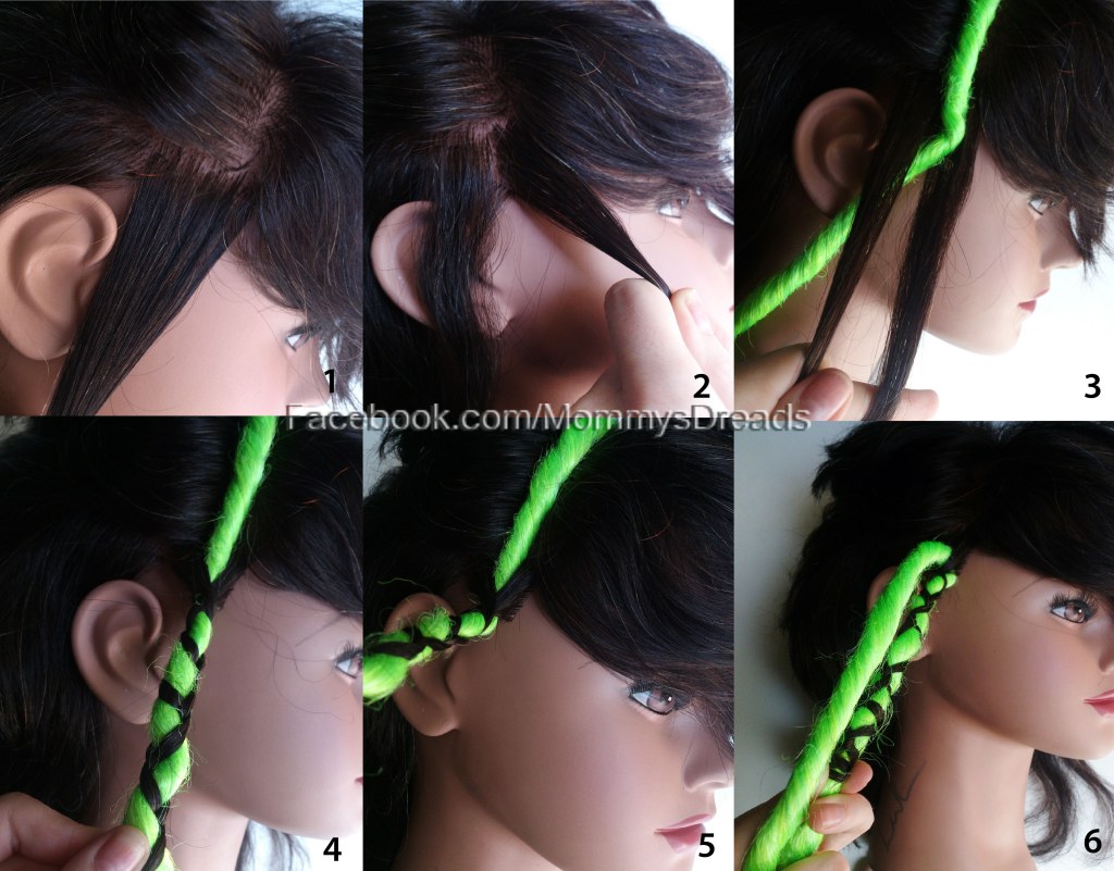 Picture of: How to install Double Ended Dreadlocks  Easy Steps  Hair